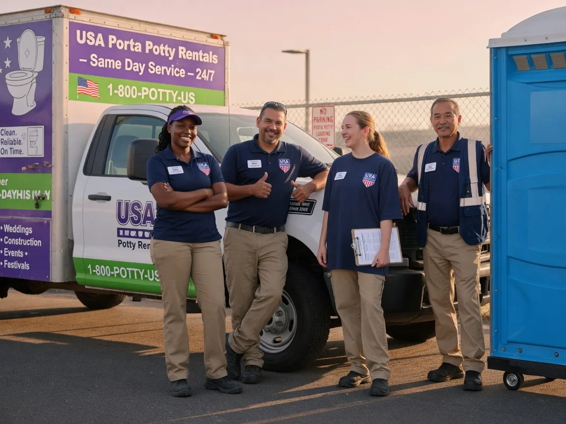 Porta Potty Rental company in Camino, CA